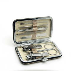 8-Piece Beige Manicure Kit