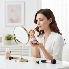 Antique Brass Vanity Mirror