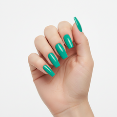 Aqua Coffin Press-On Nails