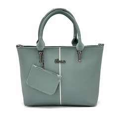 Faux Leather Tote Set