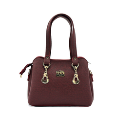 Burgundy Top Handle Bag