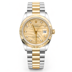Two-Tone Gold Dial Watch