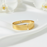Luna Matte Gold Cuff