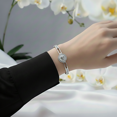 Heritage Medallion Crystal Bangle