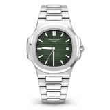 Dark Green Dial Metal Bracelet Watch