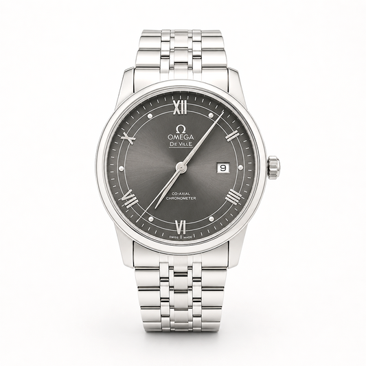 Omega Black Roman Watch