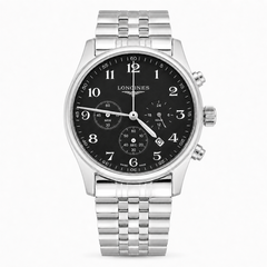 Black Dial Chronograph Watch