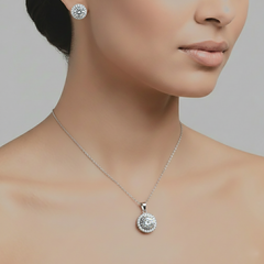 Aurora Radiance Circle Jewelry Set