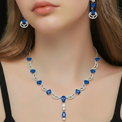 Azure Teardrop Set