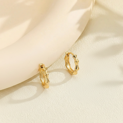 Bamboo Texture Hoops