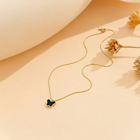 Black Butterfly Locket