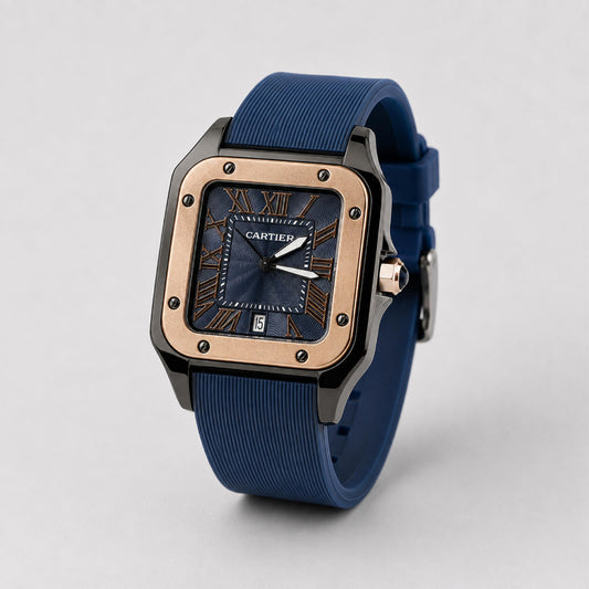 Cartier Classic Square Navy – Elegant Men’s Watch