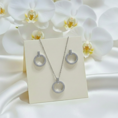 Celeste Loop Crystal Jewelry Set
