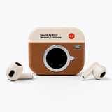 Q86 CYXG RetroPods Wireless Earbuds - Brown