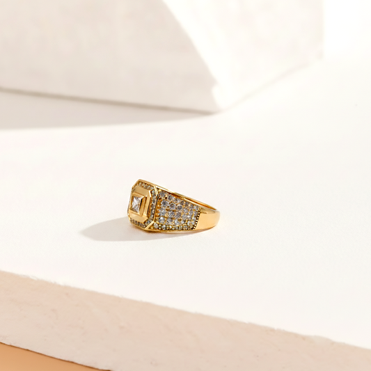 Classic Gold Pave Ring