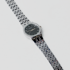 Classic Silver Stainless Steel Wristwatch