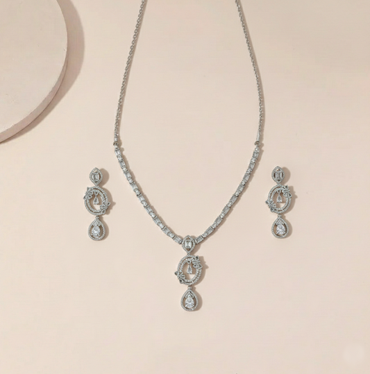 Crystal Link Teardrop Set