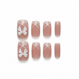 Lattice Bow Press-On Nails