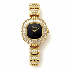 Eliyina Black Dial Watch