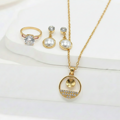 Geo Circle Jewelry Set