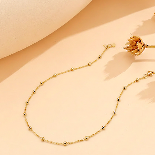Gold Beaded Chain