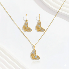 Gold Butterfly Sparkle Set