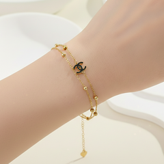 Gold C Chain Bracelet