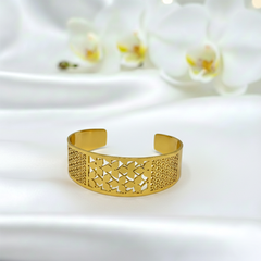 Gold Patterned Cuff
