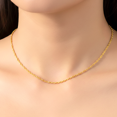 Gold Rope Chain Anklet