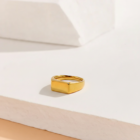 Golden Signet Ring