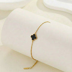 Golden Van Cleef Chain Bracelet