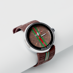 Gucci – Brown Stripe Watch
