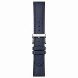 Navy Blue Chronograph Leather Watch