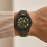 Olive Green Chronograph Watch