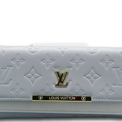 LV White Long Wallet