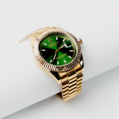 Rolex – Green Dial Gold Watch