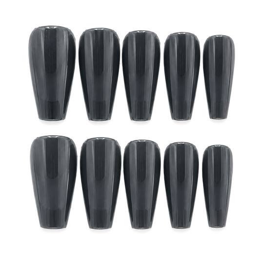 Midnight Black Press-On Nails