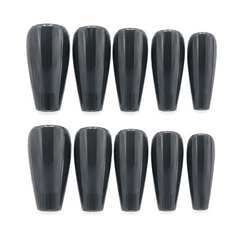 Midnight Black Press-On Nails