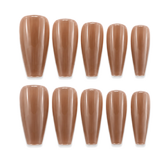 Mocha Nude Press-On Nails