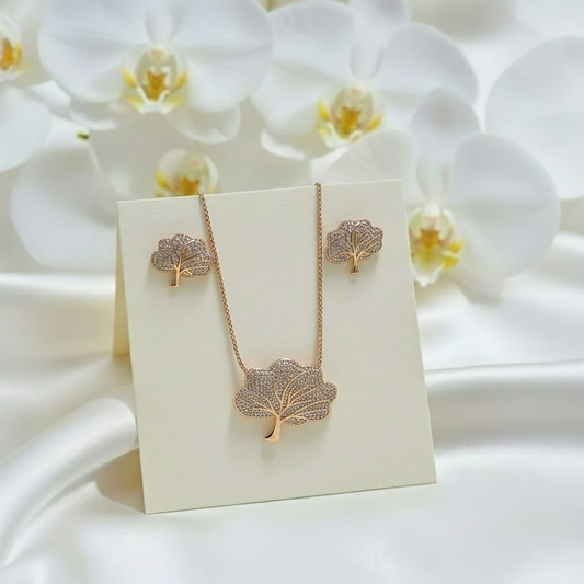 Radiant Tree of Life Jewelry Set