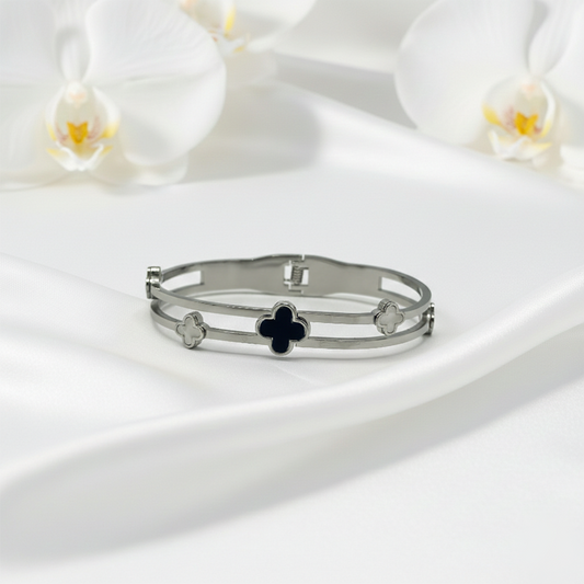 Refined Clover Bangle