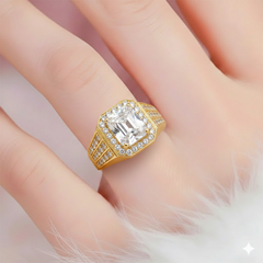 Regal Gold Zirconia Ring
