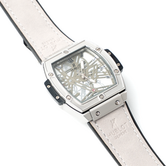 Hublot – Silver Skeleton Watch