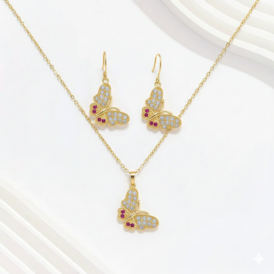 Ruby Butterfly Set