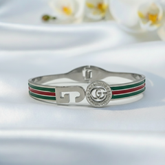 Signature Emblem Crystal Bangle