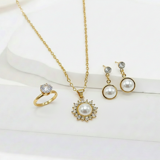 Sun Pearl Jewelry Set