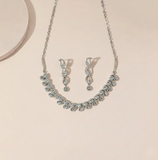 Swirl Leaf Crystal Set