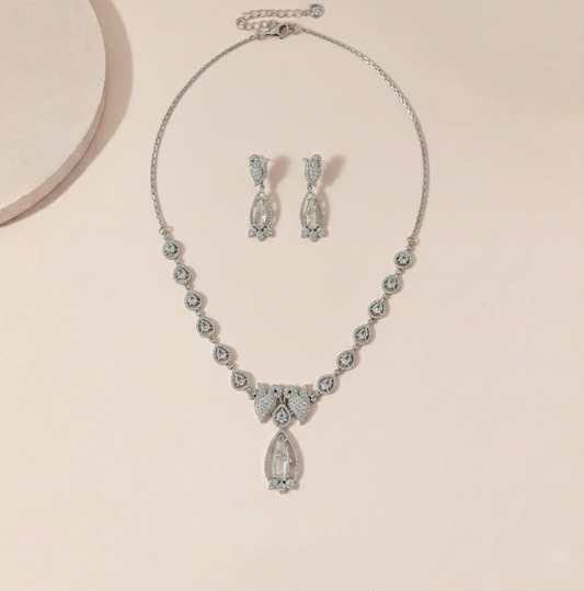 Teardrop Pave Crystal Set