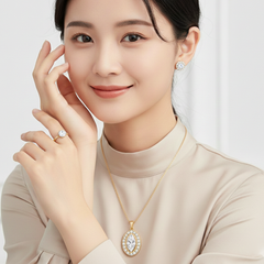 Tear drop Pearl Set