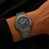 Black Dial Dark Grey Watch